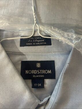 Nordstrom Men's Classic Light Blue Dress Shirt